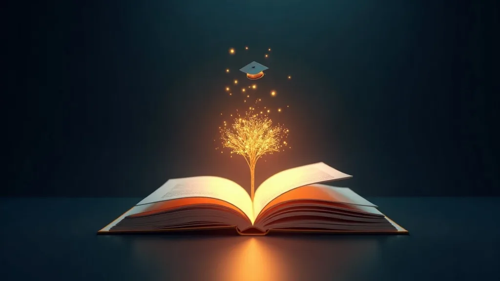 Digital Education Platforms — abstract data-visualization in TURKAY navy and gold