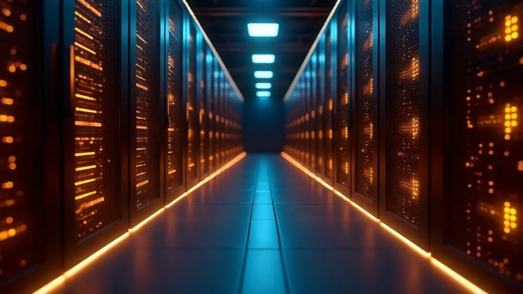 Cloud & System Integration — abstract data-visualization in TURKAY navy and gold