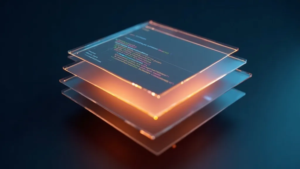 Custom Software Development — abstract data-visualization in TURKAY navy and gold